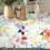 Akvarel blomsterdug, polyester, 152x259 cm 5
