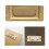 6Pcs Heavy Duty Brass Index Cards Plates For Notebook Journal 3