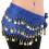 Flowing Stage Dance Scarf With Responsive Metallic-royal blue 7