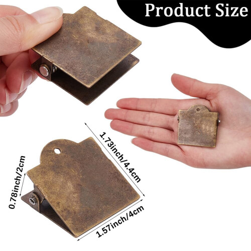 2Pcs Antique Document Clip Decorative Scrapbooking Clip For 2