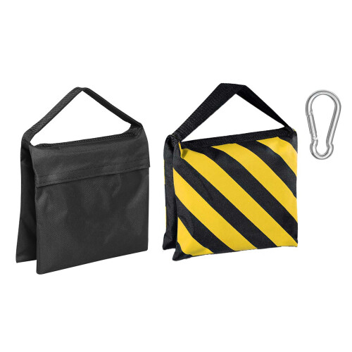Light Stand Sand Bag Heavy Duty-yellow black Without hook 2