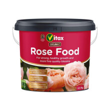 Vitax Organic Rose Food, Specially Tailored Nutrient Mix, Slow Release, 100% Organic, For Healthy Leaves And Bigger Blooms Of Flow