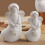 Packung mit 4 Silikonformen, Engelsherz, Sterndesign, Basteln, 4