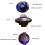 LED Water Wave Laser Starry Sky Projector Light USB Remote Control Bluetooth Voice Control Laser Light Rotating Magic Ball Light(Bluetooth S 2