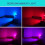 MS-201 USB Magic Ball Star Projection Light Vehicle Car Atmosphere Light Support APP Control(Round) 5