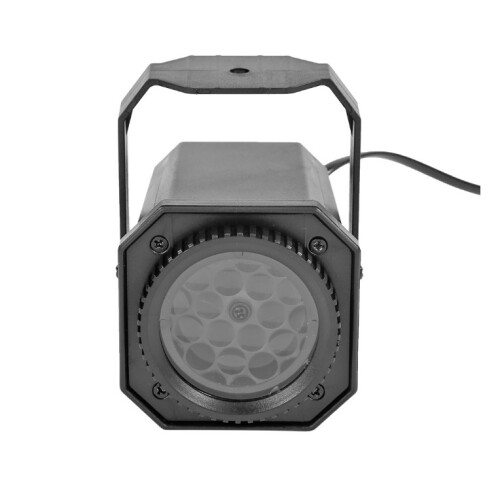 8W LED stage light, Christmas snowflake pattern projection light, laser light effect; plug specification: European standard (multi-port). 2