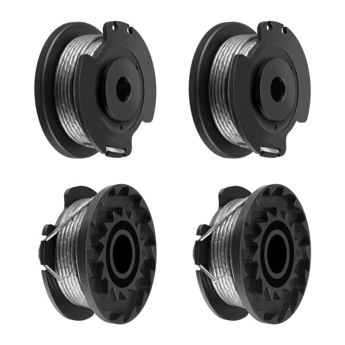 4 Pieces Strimmer Wire Replacement Spool and Line Compatible with Bosch ART 23 S