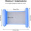 Inflatable Water Hammock, Water Hammock Floating Bed, Pool Lounger Float Hammock, Foldable Swimming 2