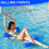 Inflatable Water Hammock, Water Hammock Floating Bed, Pool Lounger Float Hammock, Foldable Swimming 5