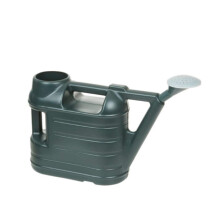 6.5L Litre Watering Can With Rose Strong Plastic Green