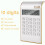 Calculator, Slim Elegant Design, Office/Home Electronics, Dual Powered Desktop Calculator, Solar Po 4