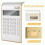 Calculator, Slim Elegant Design, Office/Home Electronics, Dual Powered Desktop Calculator, Solar Po 5