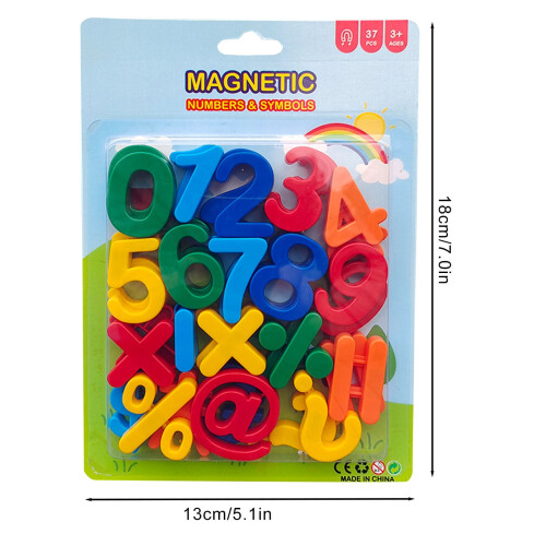 Plastic Alphabet Magnetic Letters and Numbers Set 26 pcs 2