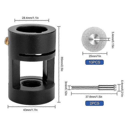 Aluminum Sharpener Welding Tungsten Grinder Tool, Tungsten Electrode Sharpener Grinder for TIG Welding Rotary 1