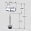 Urinal Flush Toilet Urinal Flush  with Curved Pipe Chrome Supply 4