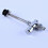 Urinal Flush Toilet Urinal Flush  with Curved Pipe Chrome Supply 5