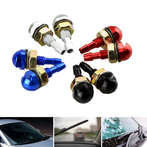 Windshield Windscreen Wiper Washer Sprayer Nozzle Jets-Blue 2