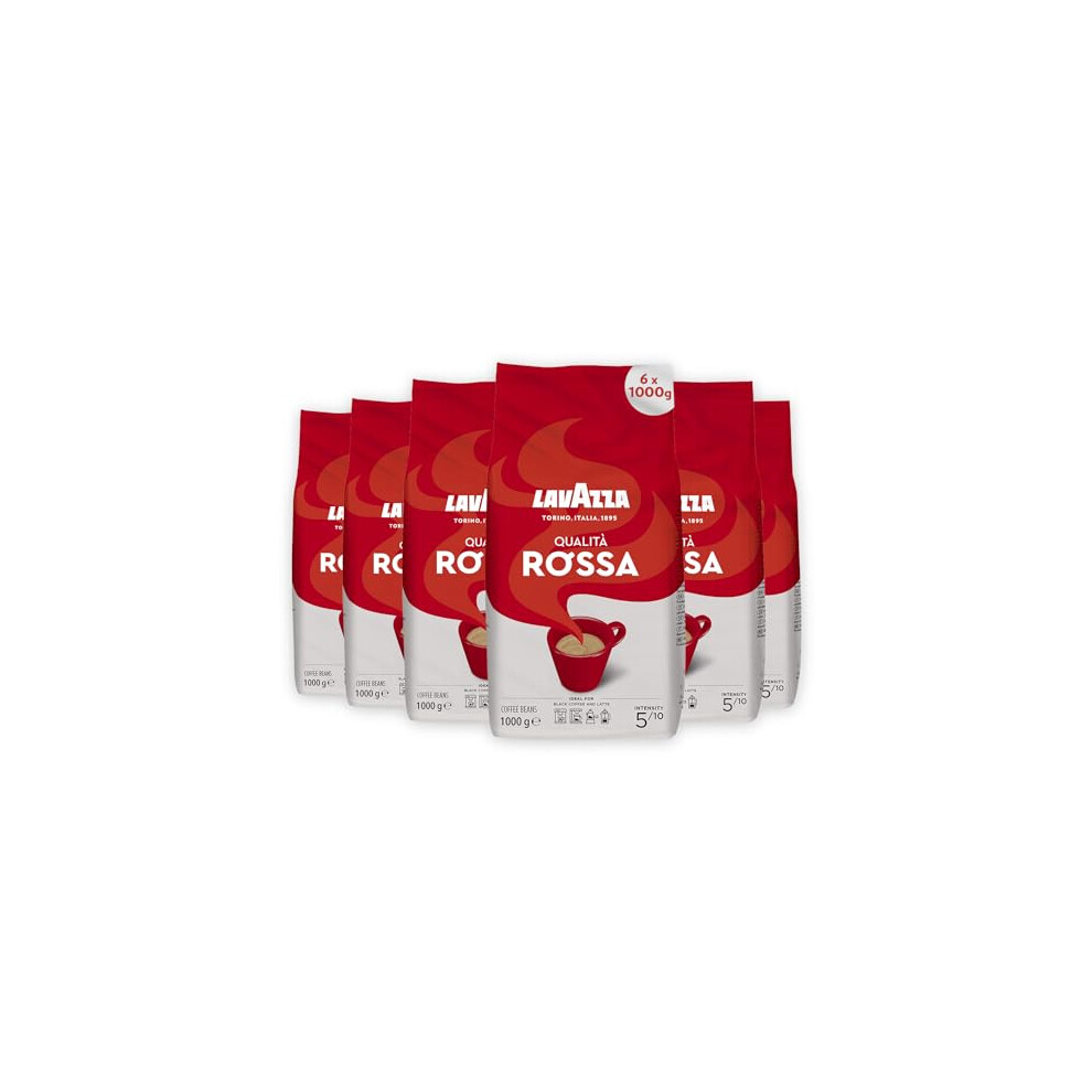 Lavazza Qualita Rossa Coffee Beans Pack Of 6 6 X 1000G