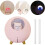 Mini USB Diffuser Humidifier Diffuser Moisturizing Humidifying Cup with Pink LED, Home Humidifier 4