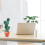 Cactus Coaster,Coasters Cactus Set,DIY Round Cup Coasters with Flowerpot Holder Creative DIY Cacti 3