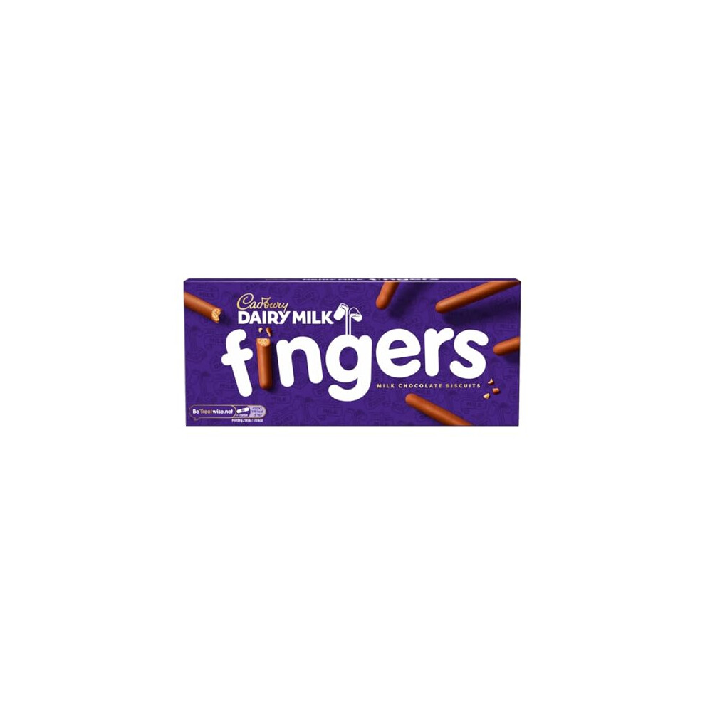 Cadbury Fingers Crossed Milk Chocolate Biscuits Crunchy Biscuits Coated In Milk Chocolate 114 G Pack Of 1