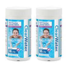 Clearwater 1kg Multifunction Chlorine Tablets, 4-in-1 Dispenser Tablets (Sanitis