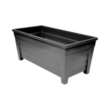 2 Black Gros Trough 55cm