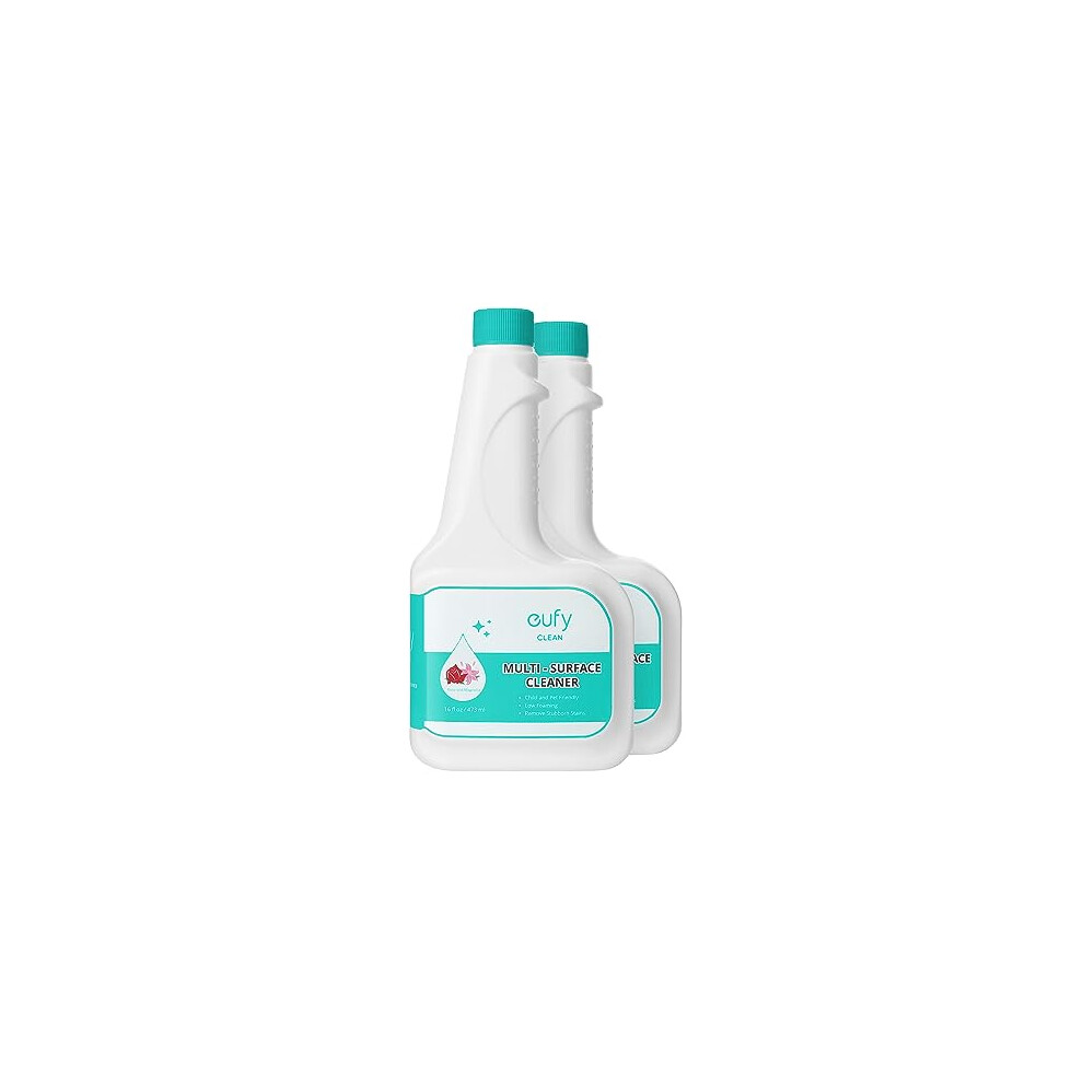 Eufy Robovac Hard Floor Cleaning Solution 2 Bottles Compatible With X10 Pro Omni C20 Omni X9 Pro X8 Pro Series L60 Hybrid Series 16 Fl Oz 473 Ml Fl