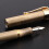 Hervulbare messing vulpen,-0,38 mm gegalvaniseerd zilver 6