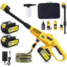 Portable Cordless Pressure Washer Max 45 Bar With 2 X 4000mah