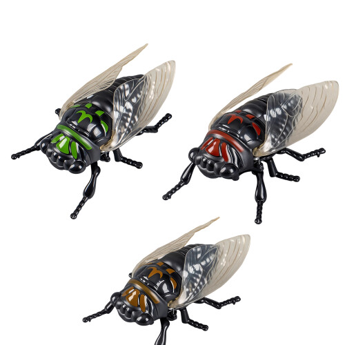 Jouet d'insecte de simulation en plastique durable, jouet à-brun 1