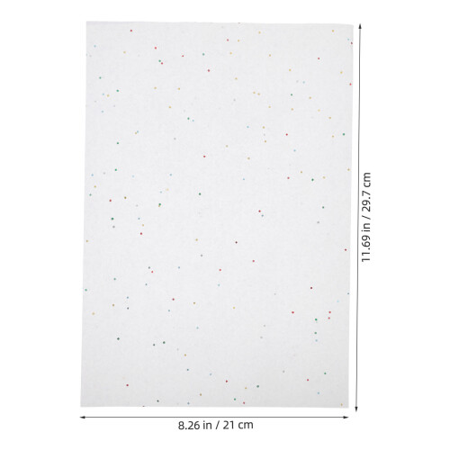 Hvide silkepapirark 100 stk. 29,7 x 21 cm 1