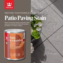 TIKKURILA Patio Paving Stain for Garden Concrete Stones Slabs Water
