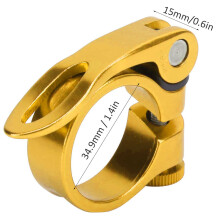 Aluminium Bike Seatpost Clamp 34.9mm