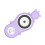 Tragbare Handlupe violett 2in 500X 400mAh 5