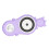 Tragbare Handlupe violett 2in 500X 400mAh 8