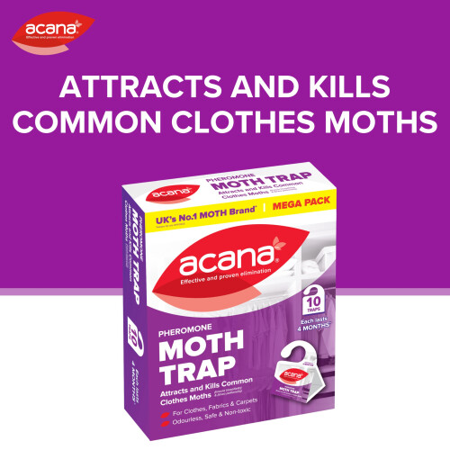 Acana Acana Clothes Moth Traps 10 Pack – Attracts & Kills Clothes Moths 1