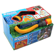 HOZELOCK - Wonderhoze Expanding Hose 30m : Flexible Hose, Stretches up to 3x Original Length | With 2 Aquastop Fittings and Multis