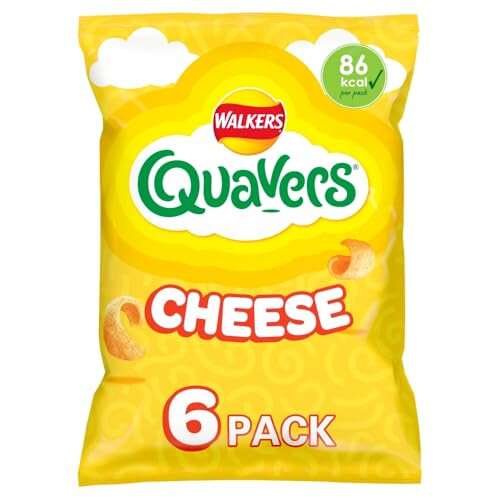 Walkers Walkers Quavers Cheese Multipack Snacks 6x16g 1