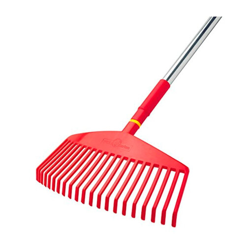 WOLF Garten WOLF-Garten UIMC Multi-Change Leaf Rake Lawn Care Tool Head, Red, 2