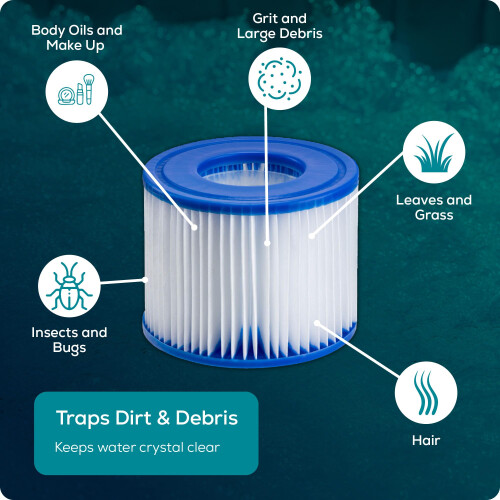 Bestway Lay-Z-Spa Filter Cartridge(VI) 2