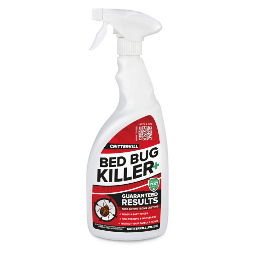CritterKill Professional Bed Bug Killer Spray | Guaranteed Results | 2