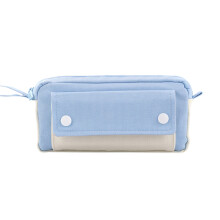 Canvas Pencil Pouch with Handle – Large Capacity,