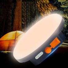 Lanterne de camping LED avec crochet magnétique et batterie externe