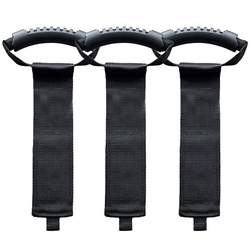 Heavy Duty Nylon Cable Straps with Hooks (4pcs)
