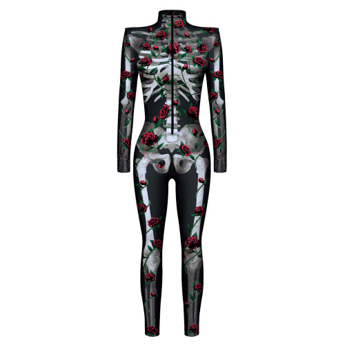 3D-skelett Cosplay-body i polyester S-XXL