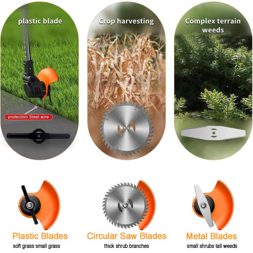 Cordless Strimmer Grass Trimmer for Makita Battery,Adjustable 2