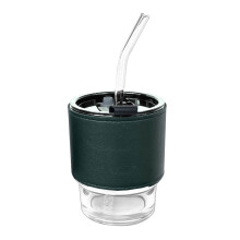 Verres sans plomb ni BPA, tasse en verre résistant à la chaleur, pour le café et autres boissons, modèle élégant pour une expérience gustative