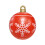 Inflatable Christmas Ball PVC60cm 1
