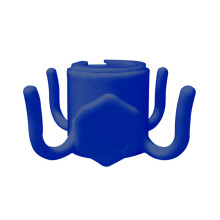 Gancio quadruplo in plastica per ombrelloni da spiaggia, 77x45 mm